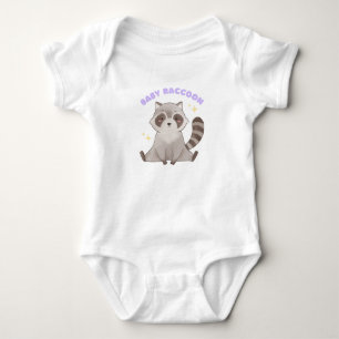 Baby-Waschbär – Süßes Waldtier Baby Strampler