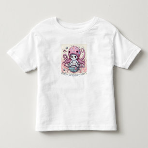 Baby Wassermann Niedliches Oktopus-Design  Kleinkind T-shirt