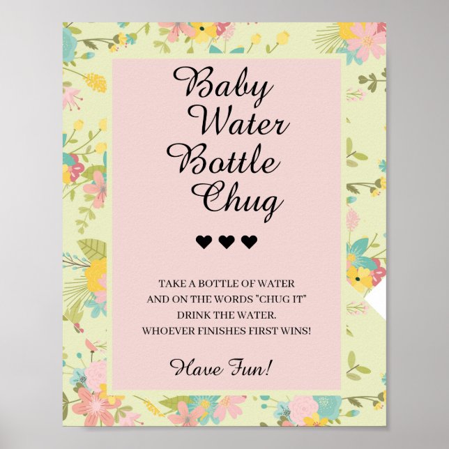Baby Water Flasche Umarmung Baby Shooting Poster (Vorne)