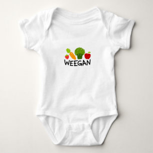 Baby Weegan Bodysuit - Licht Strampler