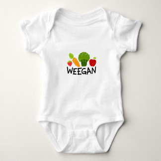Baby Weegan Bodysuit - Licht Strampler