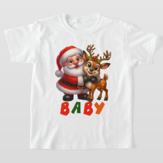 Baby-Weihnachts-Crew T-Shirt