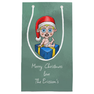 Baby Weihnachtsmann Kleine Geschenktüte