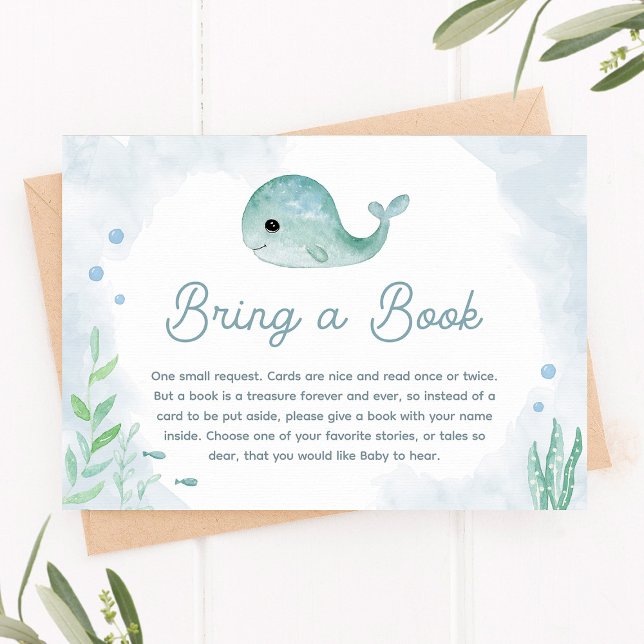 Baby Whale - Apportez une carte de livre pour le B (Créateur téléchargé)