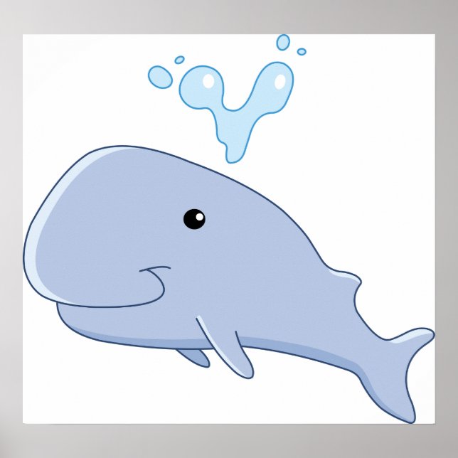 Baby Whale Poster (Vorne)