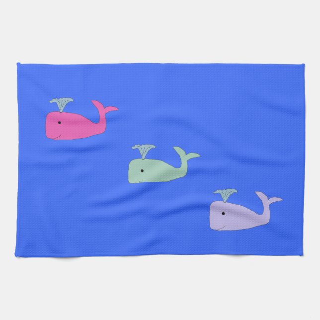 Baby Whale Trio Handtuch (Horizontal)