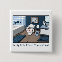 Baby White Tiger Hardship Abzeichen Funny Cartoon