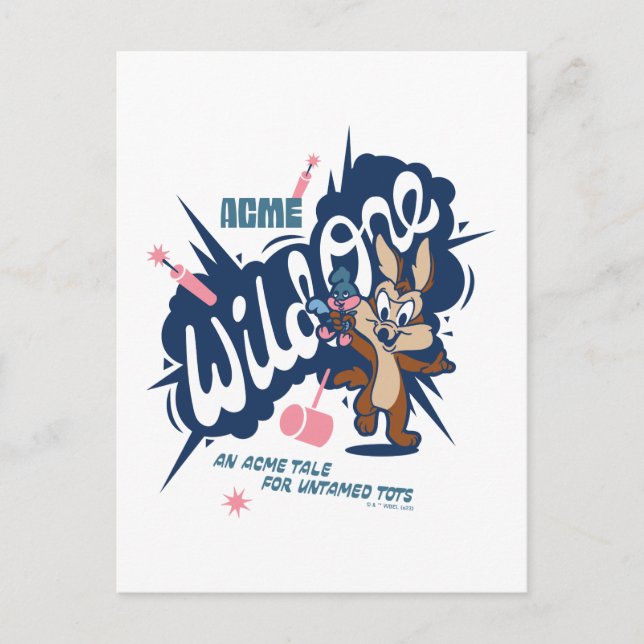 Baby WILE E. COYOTE™ - Wild One Postkarte (Vorderseite)