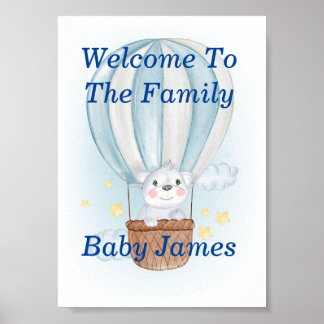 Baby Willkommen in der Familie Poster