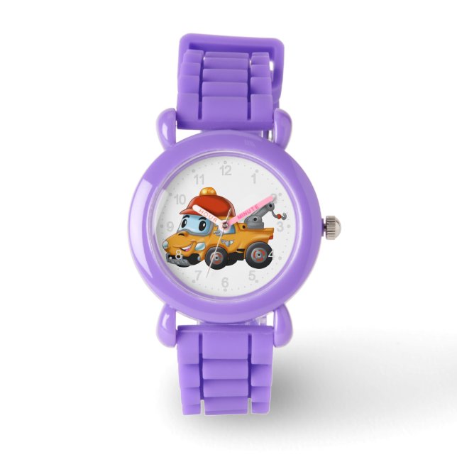Baby-Winde-LKW für Kinder Armbanduhr (Vorderseite)