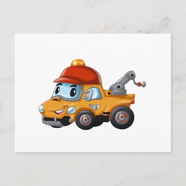 Baby-Winde-LKW für Kinder Postkarte (Vorderseite)
