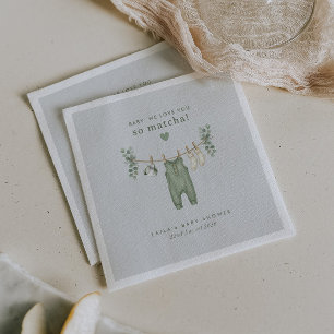 Baby, wir lieben dich so sehr Matcha! Papiertasche Serviette