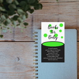 Baby wird Baby-Duschbücher für Baby zubereiten Begleitkarte