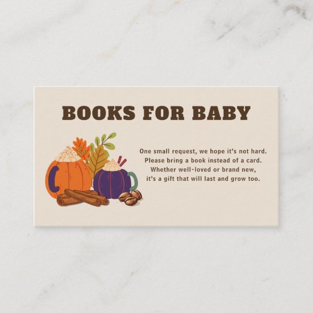 Baby wird Babyduschenbücher für Baby zubereiten Begleitkarte (Vorderseite)