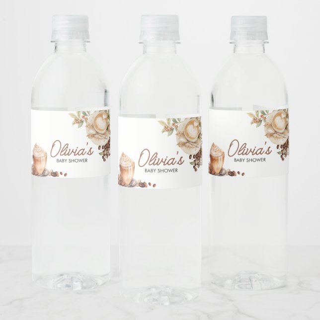 Baby wird Coffee Bean Baby Dusche brauen (Flaschen)