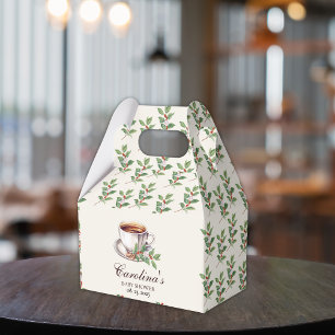 Baby wird Coffee Brown Baby Shower Geschenkschachtel