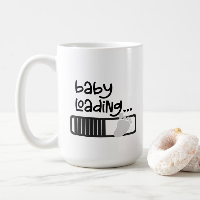 Baby wird geladen kaffeetasse (Mit Donut)