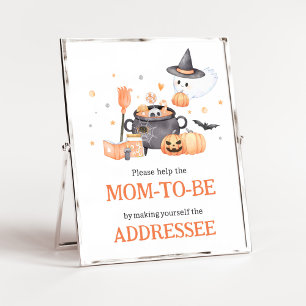 Baby wird Orange Envelope Station brauen Poster