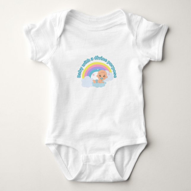 Baby with a Divine Purpose Strampler (Vorderseite)