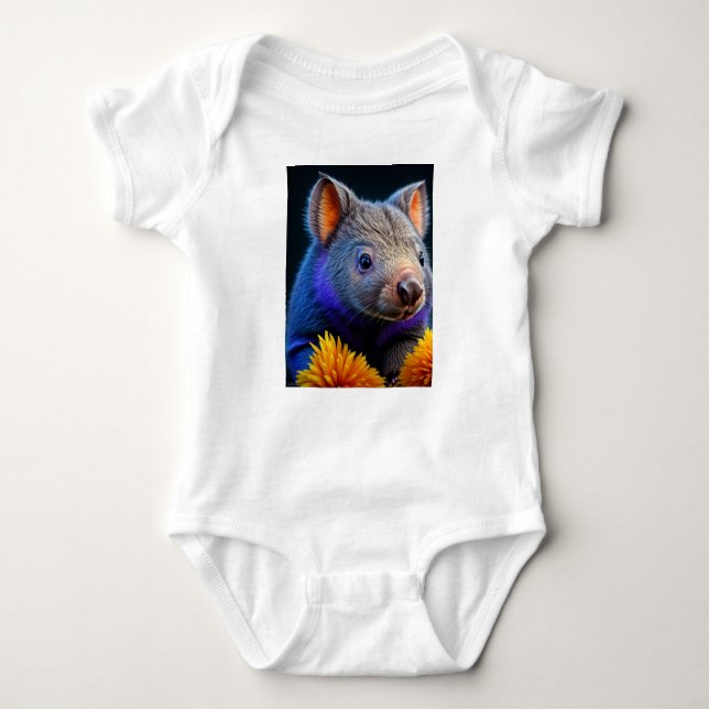 Baby Wombat Baby Strampler (Vorderseite)