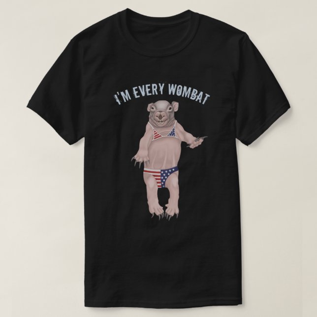 Baby Wombat T-Shirt (Design vorne)