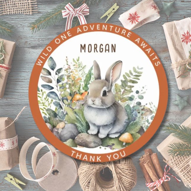 Baby Woodland Animals Favoriten Vielen Dank Gesche Runder Aufkleber (Von Creator hochgeladen)
