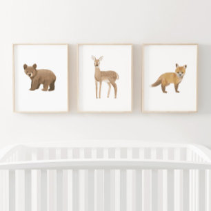 Baby Woodland Animaux Décor de pépinière