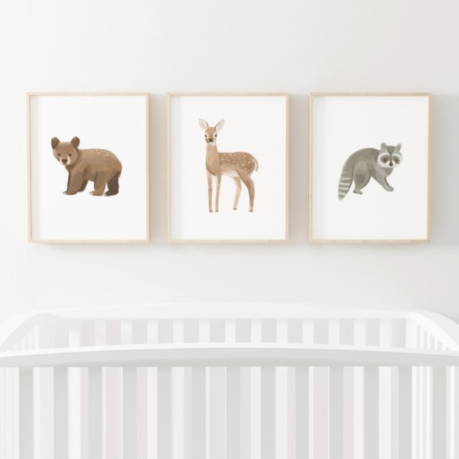 Baby Woodland Animaux Décor de pépinière (Créateur téléchargé)