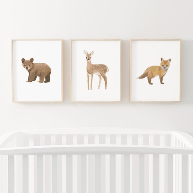 Baby Woodland Animaux Décor de pépinière (Créateur téléchargé)