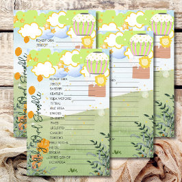 Baby Word Scramble Adventure Begin Hot Air Ballon