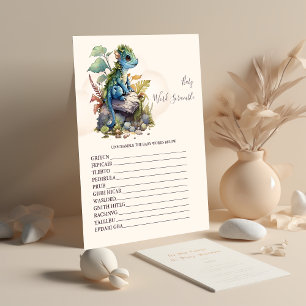 Baby Word Scramble Baby Showspiel