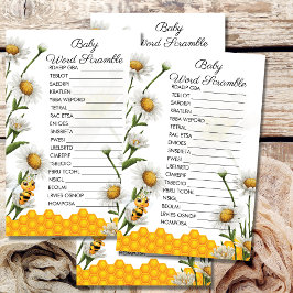 Baby Word Scramble Mama als Honigwabenschaum