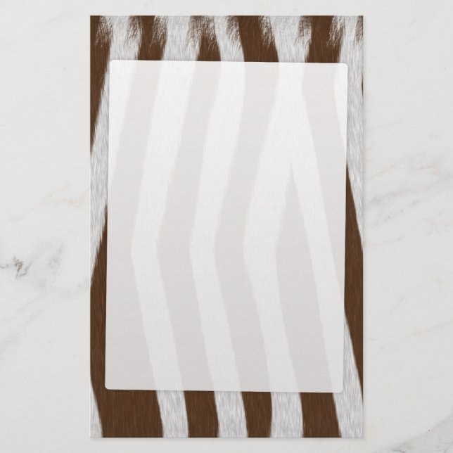 Baby Zebra Briefpapier (Vorderseite)