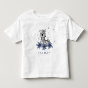 *~* Baby Zebra Floral Jungle Kleinkind T-shirt