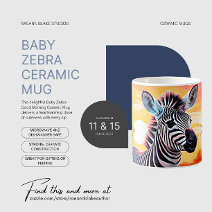Baby-Zebra-Guten-Morgen-Keramikbecher Kaffeetasse