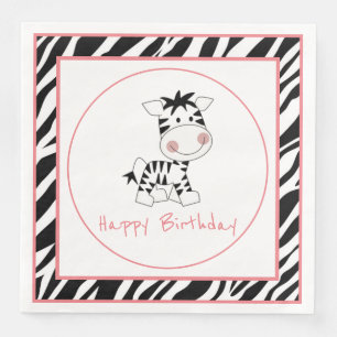 Baby Zebra Serviette