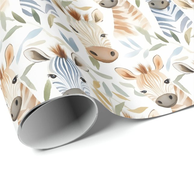 Baby zebras geschenkpapier (Rolleneckpunkt)