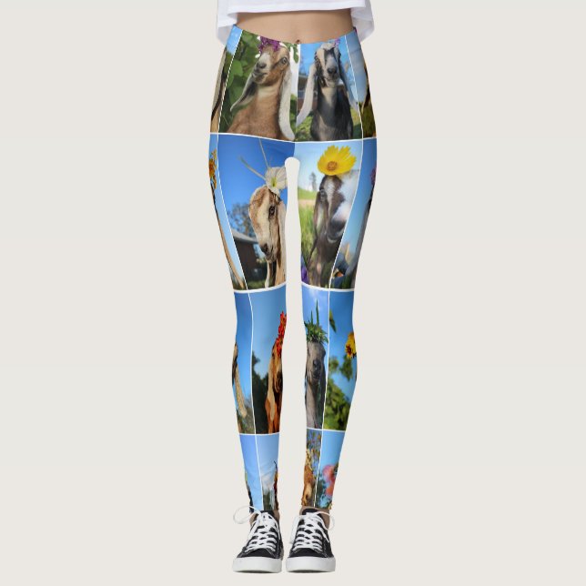 Baby-Ziegen-Leggings Leggings (Vorderseite)