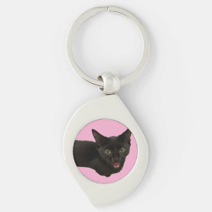 Baby Zina – Porte-clés chat noir mignon