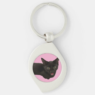 Baby Zina – Porte-clés chat noir mignon