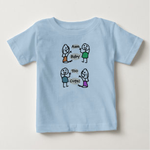 Baby zu Niedlicher Bio Bodysuit von RoseWrites T-shirt