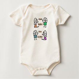 Baby zu Niedlicher Bio Bodysuit von RoseWrites T-shirt