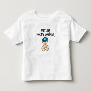 Baby-Zukunft-Polizeibeamte Kleinkind T-shirt