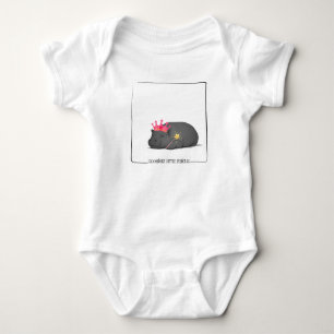 Baby Zwergflusspferd - Gute Nacht Kleine Prinzessi Strampler