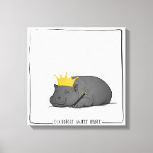 Baby-Zwergflusspferd - Gute Nacht, süßer Prinz - L