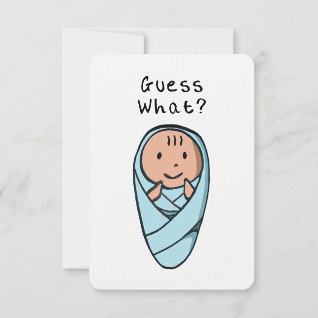 Babyankündigung (Vorderseite)