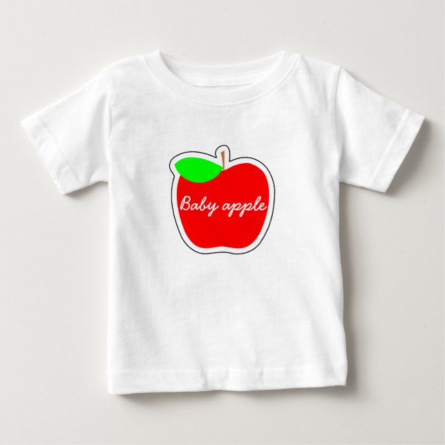 Babyapfel Baby T-shirt (Vorderseite)
