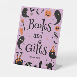 Babybäckerei Halloween Baby Shower Books & Gifts Sockelschild