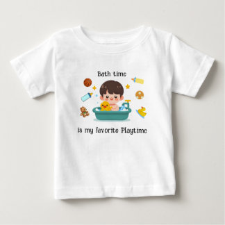 Babybaderzeit mit Spielzeug Baby T-shirt