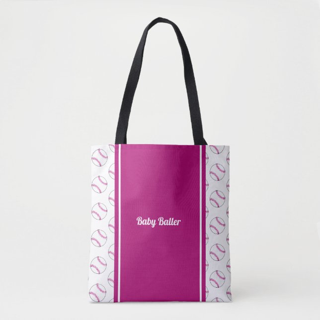 Babyballer in Rosa Tasche (Vorderseite)